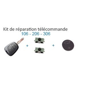 Kit de réparation télécommande Peugeot