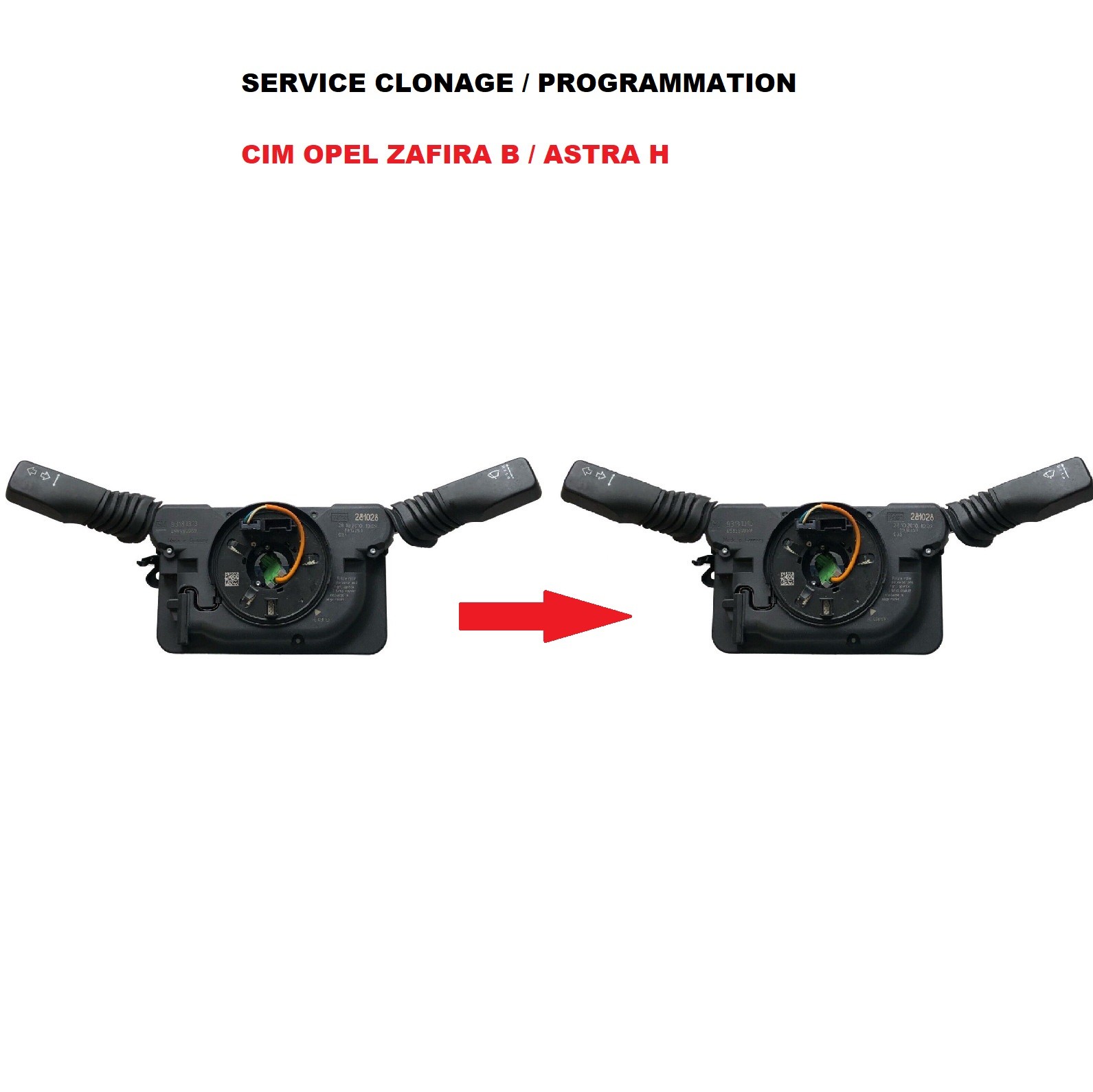 Clonage Programmation CIM Opel Zafira B / Astra H