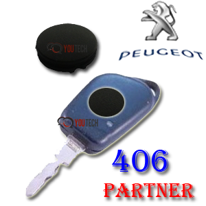 Bouton membrane plip clé Peugeot 406