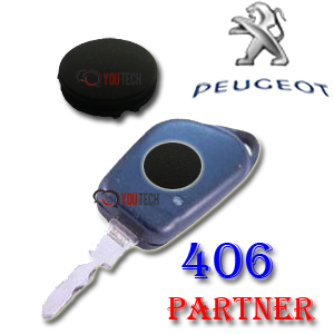 Bouton cle plip telecommande peugeot 406 partner 