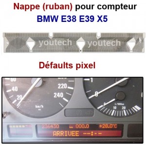 Nappe LCD compteur E38 E39 X5
