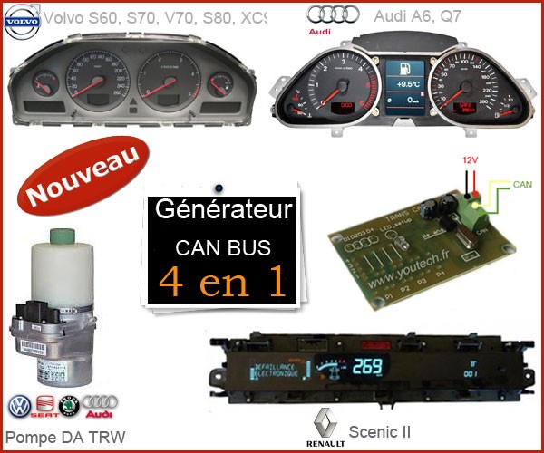 Générateur CAN BUS 4 en 1