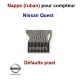 Nappe LCD compteur Nissan Quest